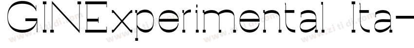 GINExperimental Ita字体转换